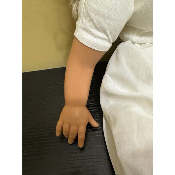 Zanini Zambelli Vintage Baby Doll Blonde Hair Blue Eyes Vinyl 23 Inches - Picture 4 of 13